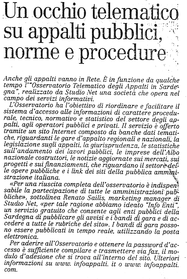 Appalti - Appalto - Gare - Lavori Pubblici - Enti Pubblici - Forniture - Servizi - Progettazioni - Normativa appalti - News Appalti - Imprese - Consulenza